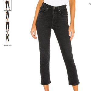 AGOLDE Riley High Rise Straight Crop